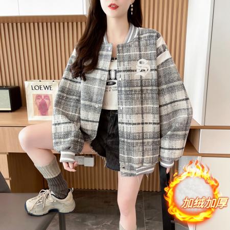 FA46545# 呢子复合银狐绒