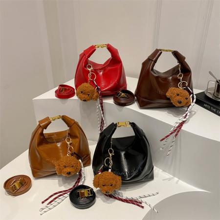 TJ2039# 复古休闲手拎小...