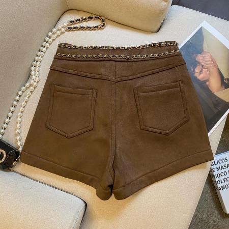 FA46887# 秋冬设计感高腰显瘦辣妹外穿A字阔腿靴裤  服裝批發女裝批發服飾貨源