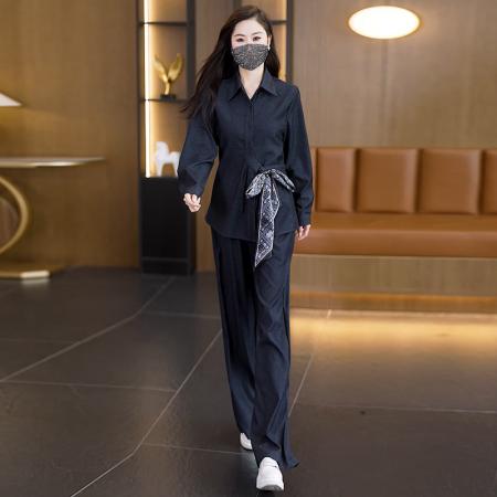 FA47102# 秋装新款时尚气质大码女装两件套气质显瘦胖妹妹洋气套装 服裝批發女裝批發服飾貨源