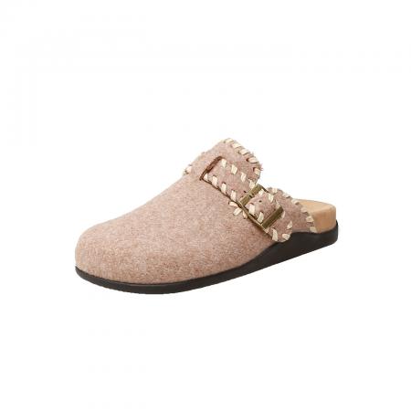 X-32843# 加绒保暖毛毛鞋女款外穿新款秋冬厚底包头半拖鞋一脚蹬勃肯鞋 鞋子批发女鞋批发货源