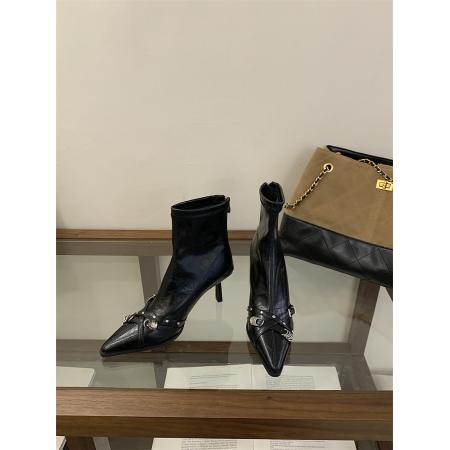 X-32907# 细跟高跟女靴子35-40码 鞋子批发女鞋批发货源