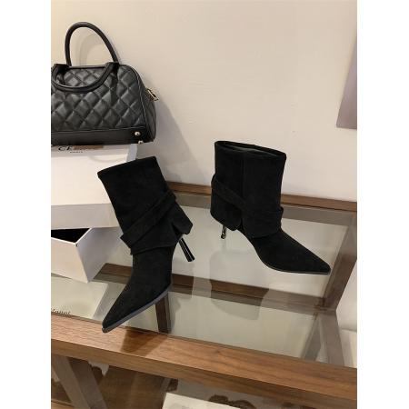 X-32908# 细跟高跟女靴子35-40码 鞋子批发女鞋批发货源