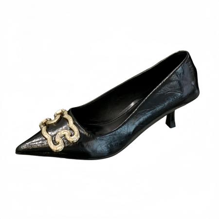 X-32912# 四季单鞋细跟尖头女秋鞋35-40码 鞋子批发女鞋批发货源