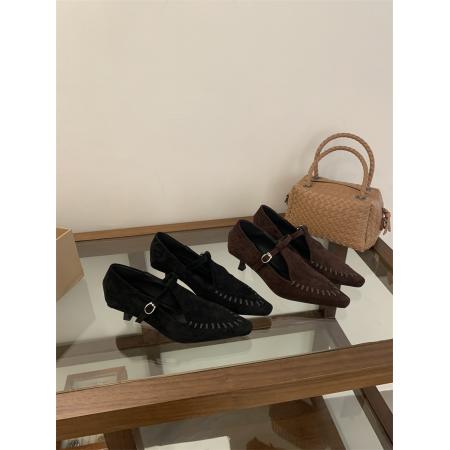 X-32913# 款细跟方头秋鞋单鞋35-40码 鞋子批发女鞋批发货源