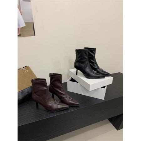 X-32918# 细跟高跟女靴子35-40码 鞋子批发女鞋批发货源