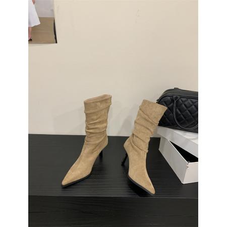 X-32919# 细跟高跟女靴子35-40码 鞋子批发女鞋批发货源