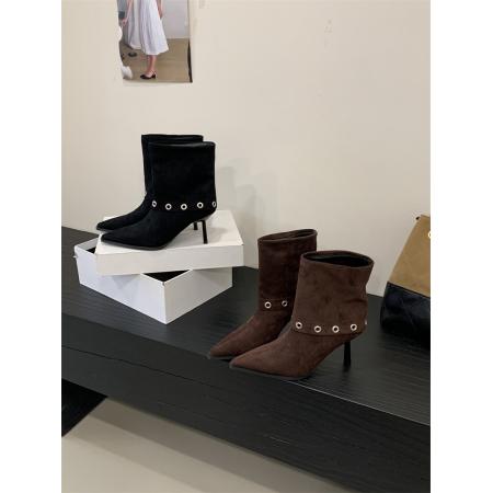 X-32920# 细跟高跟女靴子35-40码 鞋子批发女鞋批发货源