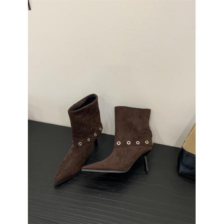 X-32920# 细跟高跟女靴子35-40码 鞋子批发女鞋批发货源