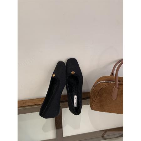 X-32941# 新款山茶花内增高保暖单鞋内里加毛 鞋子批发女鞋批发货源