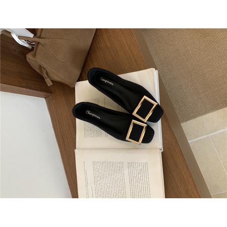 X-32944# 新款内增高单鞋方扣舒适女鞋 鞋子批发女鞋批发货源