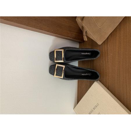 X-32944# 新款内增高单鞋方扣舒适女鞋 鞋子批发女鞋批发货源