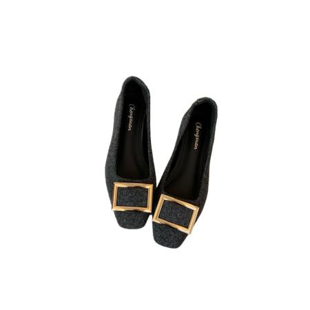 X-32944# 新款内增高单鞋方扣舒适女鞋 鞋子批发女鞋批发货源