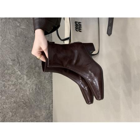 X-32946# 冬季新款粗跟方头短靴韩版爆款弹力靴 鞋子批发女鞋批发货源