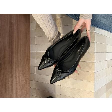 X-32947# 欧洲站英伦风粗跟玛丽珍鞋女新款秋季软皮复古跟鞋 鞋子批发女鞋批发货源