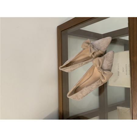 X-32949# 蝴蝶结高跟单鞋细跟性感 鞋子批发女鞋批发货源