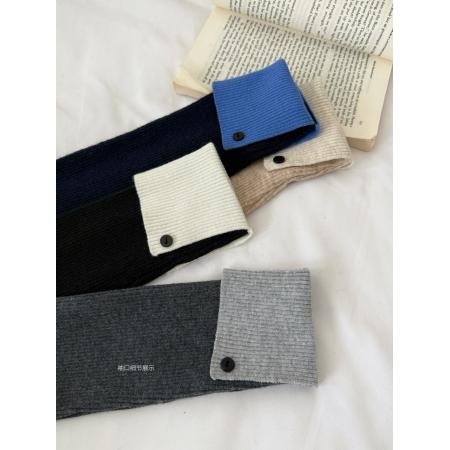 FA47132# 冬灰色假两件针织衫内搭修身小众设计感巨好看的长袖上衣  服裝批發女裝批發服飾貨源