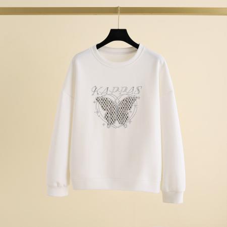 FA47201# 日常休闲卫衣新款时尚百搭简约舒适宽松外套女  服裝批發女裝批發服飾貨源