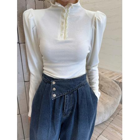 FA47401# 有货韩国东大门冬季款时尚百搭纯色高领修身T恤  服裝批發女裝批發服飾貨源