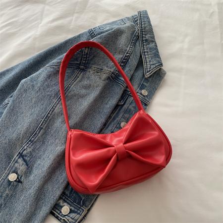 FA47443# 夏季新款时尚腋下包包女士辣妹小众蝴蝶结简约单肩手拎包批发 女包批发包包批发货源