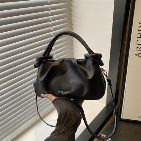 FA47454# 高级感小众包包女新款夏季百搭斜挎包时尚手提褶皱小拎包批发 女包批发包包批发货源