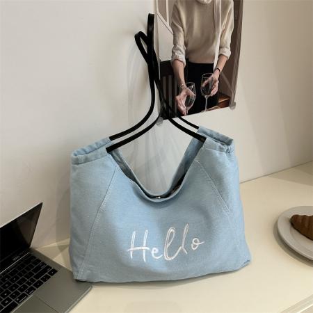 FA47457# 韩系法式混搭美学风手提包大容量旅行简约字母妈咪单肩腋下包批发 女包批发包包批发货源