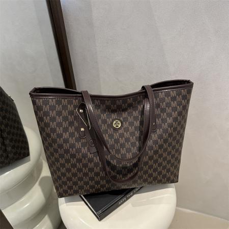 FA47459# 欧美复古个性大容量字母简约印花托特包包女新款通勤单肩大包 女包批发包包批发货源