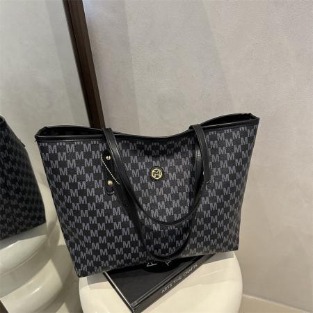FA47459# 欧美复古个性大容量字母简约印花托特包包女新款通勤单肩大包 女包批发包包批发货源