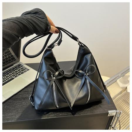 FA47467# 新款蝴蝶结时尚温柔多用双单肩包女士韩版设计感托特大包批发 女包批发包包批发货源