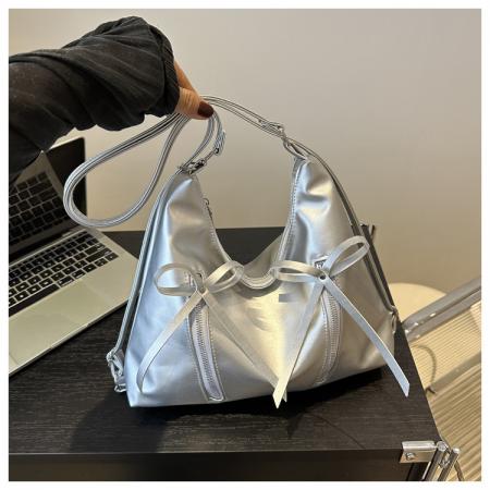 FA47467# 新款蝴蝶结时尚温柔多用双单肩包女士韩版设计感托特大包批发 女包批发包包批发货源