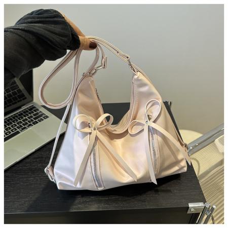 FA47467# 新款蝴蝶结时尚温柔多用双单肩包女士韩版设计感托特大包批发 女包批发包包批发货源