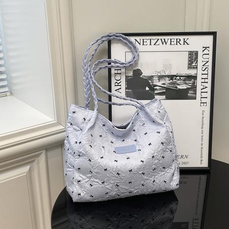 FA47472# 跨境时尚蝴蝶结褶皱大容量腋下包女新款休闲简约通勤单肩包潮 女包批发包包批发货源