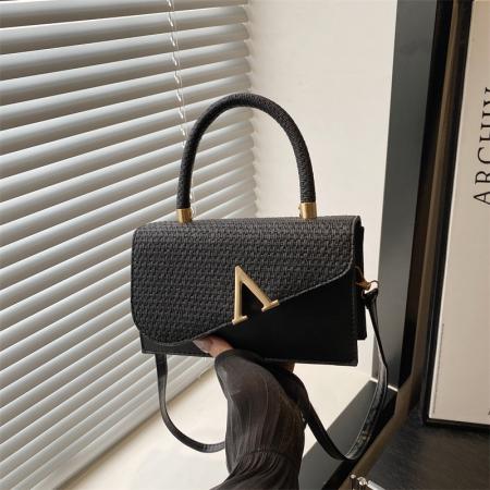 FA47473# 欧美简约跨境女式包潮V字时尚高颜值单肩斜挎手提小方包批发 女包批发包包批发货源