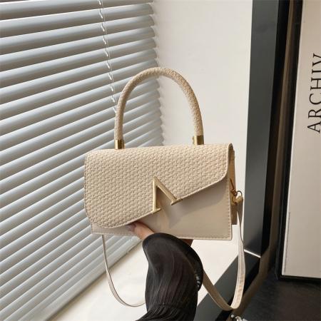 FA47473# 欧美简约跨境女式包潮V字时尚高颜值单肩斜挎手提小方包批发 女包批发包包批发货源