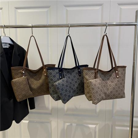 FA47476# 跨境新款潮子母包时尚复古欧美大容量印花手提单肩包托特女包 女包批发包包批发货源