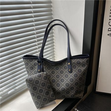 FA47476# 跨境新款潮子母包时尚复古欧美大容量印花手提单肩包托特女包 女包批发包包批发货源