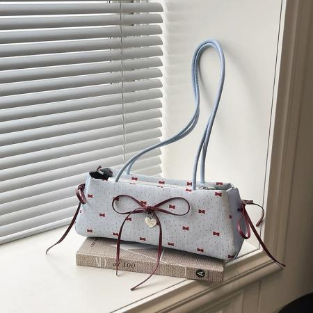 FA47484# 韩版高颜值蝴蝶结包女新款单肩腋下包时尚波点休闲手拎小包女 女包批发包包批发货源