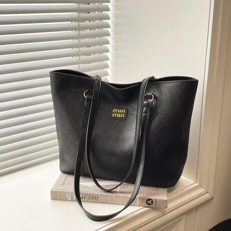 FA47489# 潮韩版跨境简约休闲托特包时尚通勤单肩包小众设计手提包女士 女包批发包包批发货源