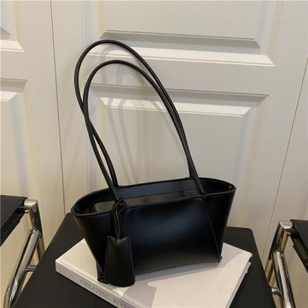 FA47498# 早秋新款复古大容量纯色腋下包女休闲百搭手提托特单肩包 女包批发包包批发货源