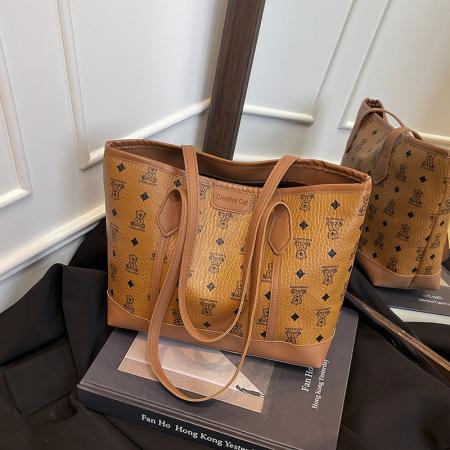 FA47502# 跨境早秋新款托特单肩包女时尚休闲大容量百搭单肩腋下手拎包 女包批发包包批发货源