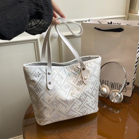 FA47503# 欧美时尚感大容量托特包包女新款休闲单肩手提大学生通勤大包 女包批发包包批发货源