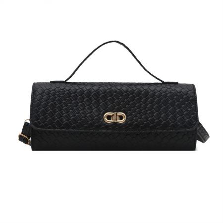 FA47507# 女包跨境新款编织法棍单肩包秋季时尚百搭手提包复古晚宴包潮 女包批发包包批发货源