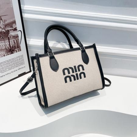 FA47509# 撞色质感通勤托特包包女大容量百搭手提单肩包高级感斜挎女包 女包批发包包批发货源