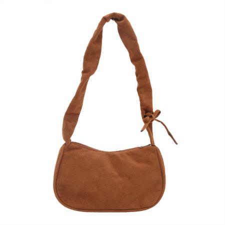 FA47513# 跨境斜挎包女士新款简约时尚大容量腋下包高级感皱单肩包 女包批发包包批发货源