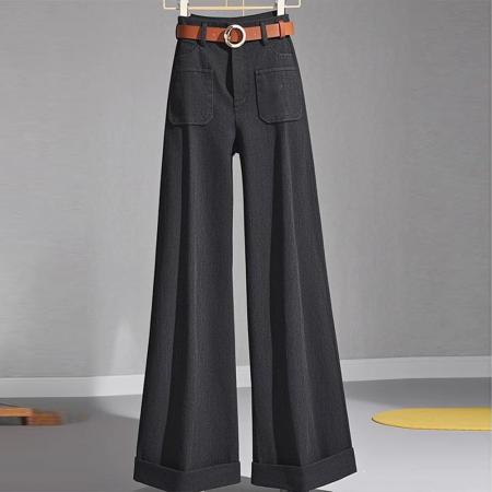 FA47565# 秋装搭配一整套大码胖mm斗篷针织毛衣阔腿裤高级感减龄时尚套装女  服裝批發女裝批發服飾貨源