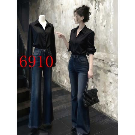 FA47582# 赵露思许妍明星同款黑色翻领衬衫衬衣女早秋季港风巨好看上衣  服裝批發女裝批發服飾貨源