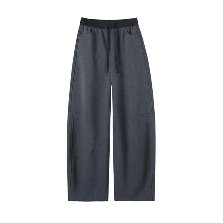 FA47632# 秋冬新款加绒高腰香蕉窄版阔腿裤休闲裤卫裤运动裤女  服裝批發女裝批發服飾貨源