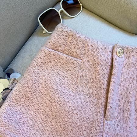 秋冬A版短裤蕾丝边修身显瘦百搭裤子  服裝批發女裝批發服飾貨源