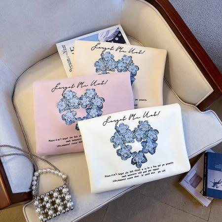 秋季新款圆领纯色时尚百搭宽松设计感小清新卫衣女上衣  服裝批發女裝批發服飾貨源