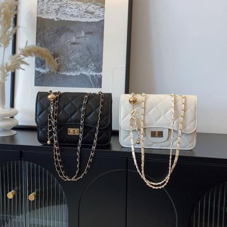 TJ2056# 夏季新款女士单肩斜挎包个性潮流2025时尚简约洋气小众设计小方包